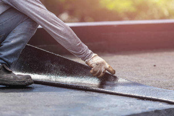 Professional Basement Waterproofing technician working in Caldwell, NJ